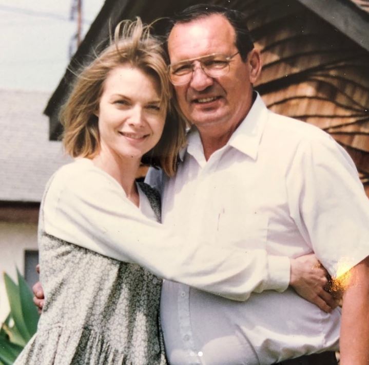 Michelle Pfeiffer with father Richard Pfeiffer