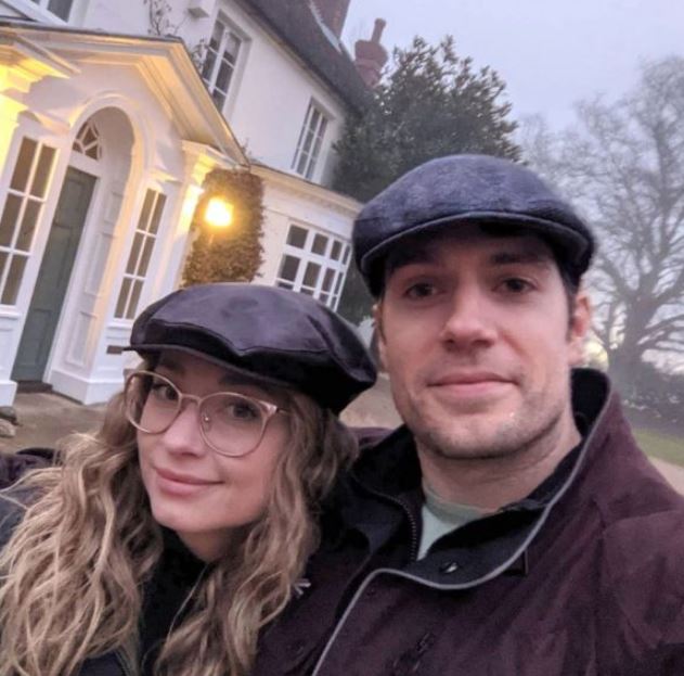 Henry Cavill with his girlfriend Natalie Viscuso