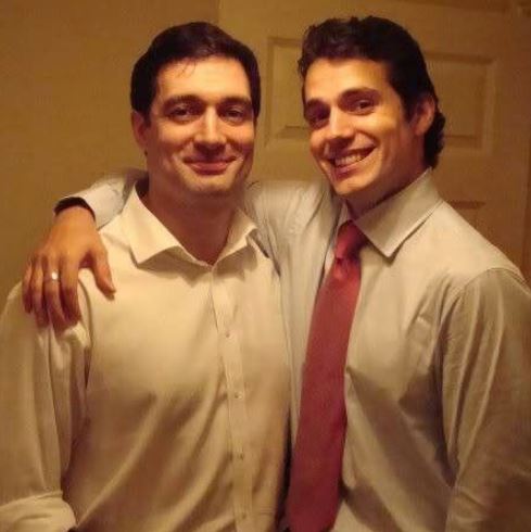 Henry Cavill with brother Piers Cavill
